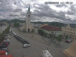 Náměstí, koste sv. Markéty
