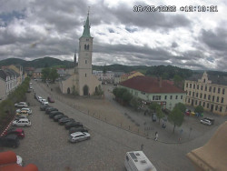 Náměstí, koste sv. Markéty