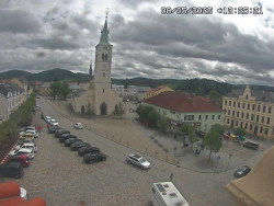 Náměstí, koste sv. Markéty