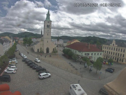Náměstí, koste sv. Markéty
