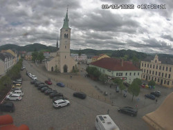 Náměstí, koste sv. Markéty