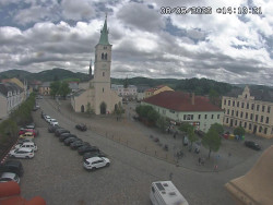 Náměstí, koste sv. Markéty