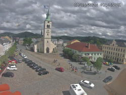 Náměstí, koste sv. Markéty