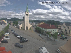 Náměstí, koste sv. Markéty