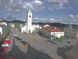Náměstí, koste sv. Markéty