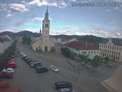 Náměstí, koste sv. Markéty