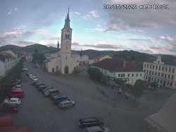 Náměstí, koste sv. Markéty