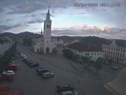 Náměstí, koste sv. Markéty