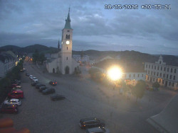 Náměstí, koste sv. Markéty