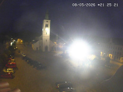 Náměstí, koste sv. Markéty