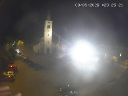 Náměstí, koste sv. Markéty