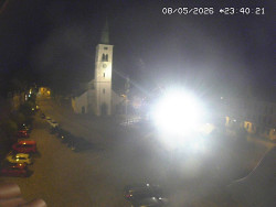 Náměstí, koste sv. Markéty
