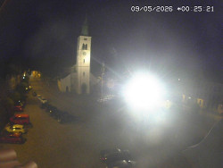 Náměstí, koste sv. Markéty