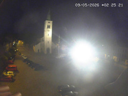 Náměstí, koste sv. Markéty