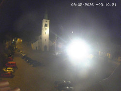 Náměstí, koste sv. Markéty