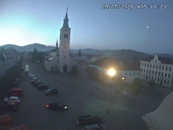 Náměstí, koste sv. Markéty