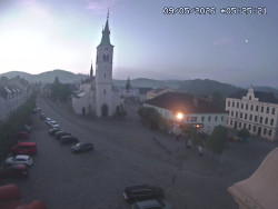 Náměstí, koste sv. Markéty