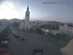 Náměstí, koste sv. Markéty