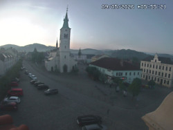 Náměstí, koste sv. Markéty