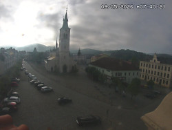 Náměstí, koste sv. Markéty