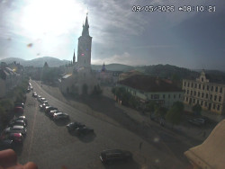 Náměstí, koste sv. Markéty