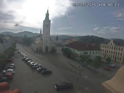 Náměstí, koste sv. Markéty