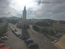Náměstí, koste sv. Markéty