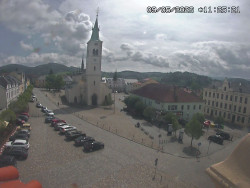 Náměstí, koste sv. Markéty