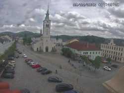 Náměstí, koste sv. Markéty