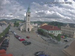 Náměstí, koste sv. Markéty