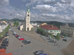 Náměstí, koste sv. Markéty