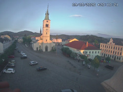 Náměstí, koste sv. Markéty