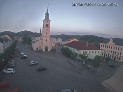 Náměstí, koste sv. Markéty
