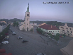 Náměstí, koste sv. Markéty