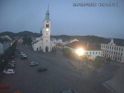 Náměstí, koste sv. Markéty