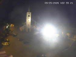 Náměstí, koste sv. Markéty