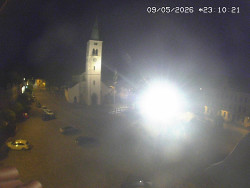 Náměstí, koste sv. Markéty