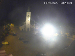 Náměstí, koste sv. Markéty
