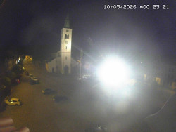 Náměstí, koste sv. Markéty