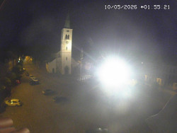 Náměstí, koste sv. Markéty
