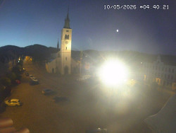 Náměstí, koste sv. Markéty