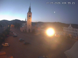 Náměstí, koste sv. Markéty