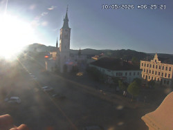 Náměstí, koste sv. Markéty