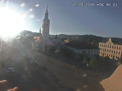 Náměstí, koste sv. Markéty