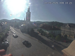 Náměstí, koste sv. Markéty