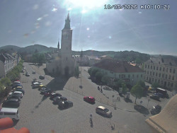 Náměstí, koste sv. Markéty