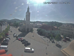 Náměstí, koste sv. Markéty