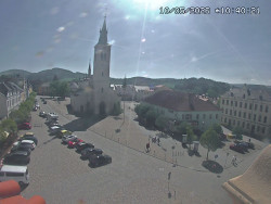 Náměstí, koste sv. Markéty