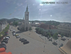 Náměstí, koste sv. Markéty