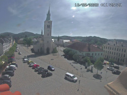 Náměstí, koste sv. Markéty